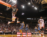 Washington Wizards v Miami Heat: LeBron James Photographic Print by Mike Ehrmann