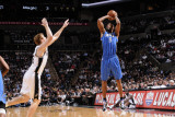 Orlando Magic v San Antonio Spurs: Rashard Lewis and Matt Bonner Photographic Print by D. Clarke Evans