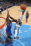 New York Knicks v Denver Nuggets: Al Harrington Photographic Print by Garrett Ellwood