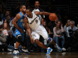 Orlando Magic v Washington Wizards: Gilbert Arenas and Jameer Nelson Photographic Print by Ned Dishman