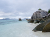Boulders at Anse-Source D'Argent Beach Photographic Print by Alison Wright
