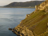 Steep Cliffs at Worm Head on the Gower Peninsula Photographic Print by Jim Richardson