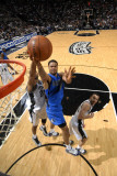 Dallas Mavericks v San Antonio Spurs: Tyson Chandler, Tim Duncan and Manu Ginobili Photographic Print by D. Clarke Evans