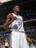 New Orleans Hornets v Oklahoma City Thunder: Kevin Durant Photographic Print by Layne Murdoch