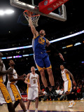 Golden State Warriors v Los Angeles Lakers: Vladimir Radmanovic Photographic Print by Stephen Dunn