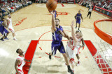 Sacramento Kings v Houston Rockets: Omri Casspi and Chase Budinger Photographic Print by Bill Baptist
