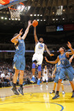 Minnesota Timberwolves v Golden State Warriors: Dorell Wright and Darco Milicic Photographic Print by Rocky Widner