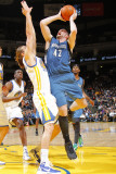 Minnesota Timberwolves v Golden State Warriors: Kevin Love and Lou Amundson Photographic Print by Rocky Widner