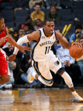 Portland Trail Blazers v Memphis Grizzlies: Mike Conley Photographic Print by Joe Murphy