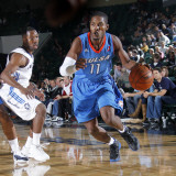 Tulsa 66ers v Texas Legends: Jerome Dyson and Booker Woodfox Photographic Print by Layne Murdoch