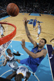 Dallas Mavericks v New Orleans Hornets: Tyson Chandler, Emeka Okafor and Chris Paul Photographic Print by Layne Murdoch