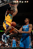 Oklahoma City Thunder v New Orleans Hornets: David West and Thabo Sefolosha Photographic Print by Chris 