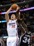 San Antonio Spurs v Los Angeles Clippers: Blake Griffin and Antonio McDyess Lámina fotográfica por Harry How San Antonio Spurs v Los Angeles Clippers: Blake Griffin and Antonio McDyess Lámina fotográfica por Harry How