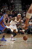 New York Knicks v Cleveland Cavaliers: Daniel Gibson and Raymond Felton Photographic Print by David Liam Kyle