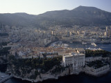 An Aerial View of Monaco and its Harbor Photographie par Jodi Cobb