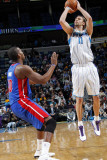 Detroit Pistons v New Orleans Hornets: David Anderson and Greg Monroe Photographic Print by Layne Murdoch