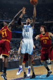 Cleveland Cavaliers  v New Orleans Hornets: David West and J.J. Hickson Photographic Print by Layne Murdoch
