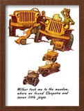 "The Wonderful Life of Wilbur the Jeep" E, January 29,1944 Framed Giclee Print by Norman Rockwell