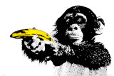 MONKEY - Banana Posters