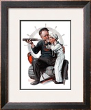 "Setting One's Sights" or "Ship Ahoy", August 19,1922 Framed Giclee Print by Norman Rockwell
