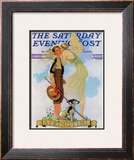 "Springtime, 1933" Saturday Evening Post Cover, April 8,1933 Framed Giclee Print by Norman Rockwell