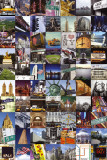 Collage über New York Poster