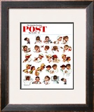 "Day in the Life of a Boy" Saturday Evening Post Cover, May 24,1952 Framed Giclee Print by Norman Rockwell
