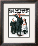 "Recitation" Saturday Evening Post Cover, June 14,1919 Framed Giclee Print by Norman Rockwell