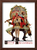 "Three Victorian Musicians", December 12,1931 Framed Giclee Print by Norman Rockwell