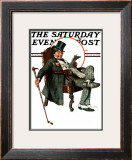 "Country Gentleman" Saturday Evening Post Cover, July 11,1925 Framed Giclee Print by Norman Rockwell