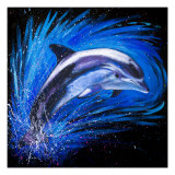 Dolphin Jumping Giclee Print