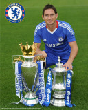 Chelsea_Lampard-with Trophies Foto