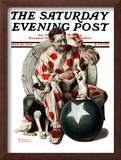 "Between the Acts" Saturday Evening Post Cover, May 26,1923 Framed Giclee Print by Norman Rockwell