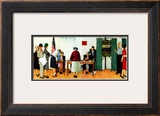 "Norman Rockwell Paints America at the Polls", November 4,1944 Framed Giclee Print by Norman Rockwell