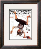"Summer Vacation, 1923" Saturday Evening Post Cover, June 23,1923 Framed Giclee Print by Norman Rockwell