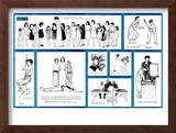 "Norman Rockwell Visits a Country School" B, November 2,1946 Framed Giclee Print by Norman Rockwell