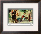"The New Tavern Sign", February 22,1936 Framed Giclee Print by Norman Rockwell