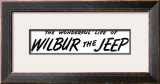 "The Wonderful Life of Wilbur the Jeep" F, June 1,2008 Framed Giclee Print by Norman Rockwell