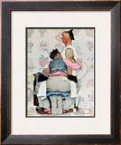 "Tattoo Artist", March 4,1944 Framed Giclee Print by Norman Rockwell