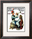 "Trumpeter" Saturday Evening Post Cover, November 7,1931 Framed Giclee Print by Norman Rockwell