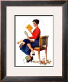 "Child Psychology" or "Spanking", November 25,1933 Framed Giclee Print by Norman Rockwell