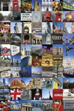 LONDON COLLAGE Obrazy