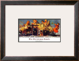 "The Christmas Coach", December 28,1935 Framed Giclee Print by Norman Rockwell
