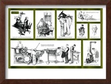 "Norman Rockwell Visits a Country Editor" B, May 25,1946 Framed Giclee Print by Norman Rockwell