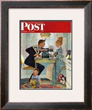 "Dewey v. Truman" Saturday Evening Post Cover, October 30,1948 Framed Giclee Print by Norman Rockwell
