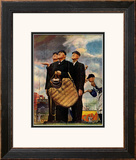 "Bottom of the Sixth"  (Three Umpires), April 23,1949 Framed Giclee Print by Norman Rockwell