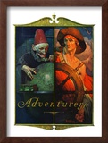 "Adventurers", April 14,1928 Framed Giclee Print by Norman Rockwell