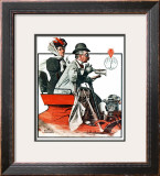 "Speeding Along", July 19,1924 Framed Giclee Print by Norman Rockwell