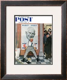 "Elect Casey" or "Defeated Candidate" Saturday Evening Post Cover, November 8,1958 Framed Giclee Print by Norman Rockwell