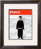 "Graduate" Saturday Evening Post Cover, June 6,1959 Framed Giclee Print by Norman Rockwell
